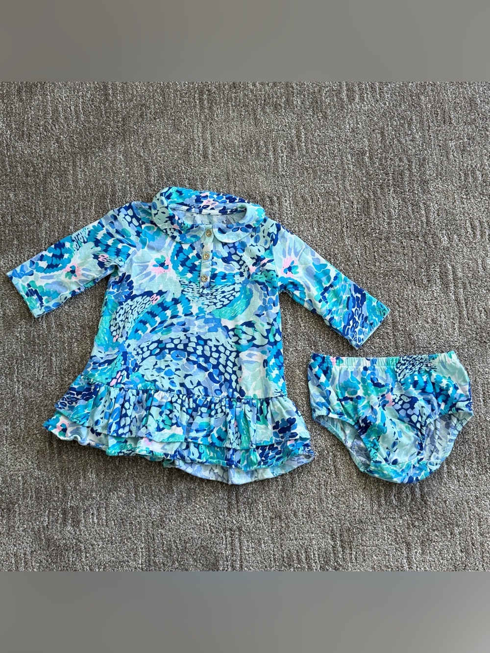 Lilly Pulitzer Amelia Polo Dress Set 18-24m